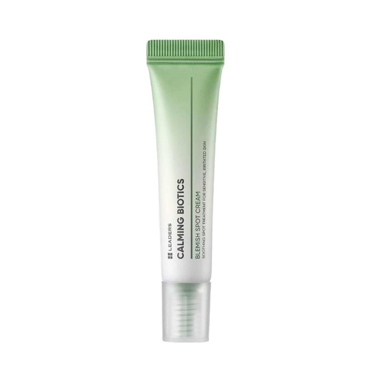 LEADERS Calming Biotics Blemish Spot Cream Targeted Care Soothing 15ml