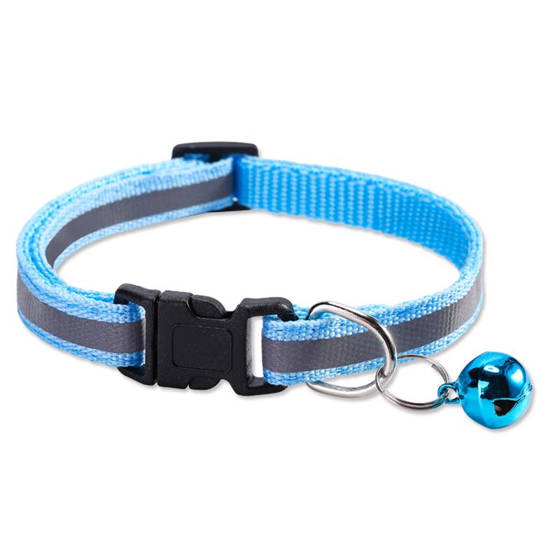 Cat Collar Kitten Reflective Collar Bell Dog Kitten Chihuahua Adjustable Small Dog Collar Pet Product
