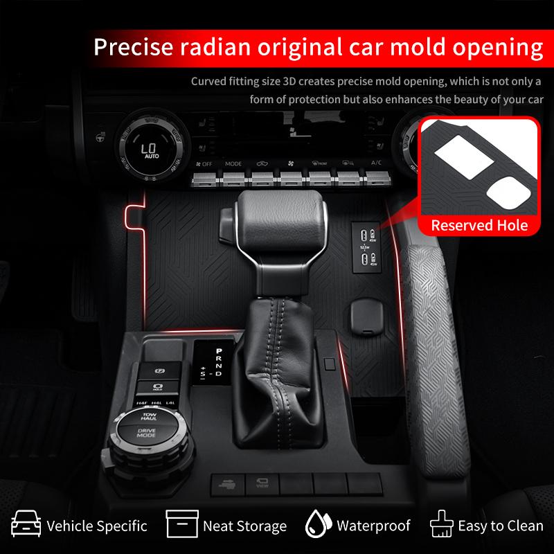 For 2024-2026 Toyota Tacoma Dashboard Wireless Charger Silica Gel Pad Interior Upgraded Accessories