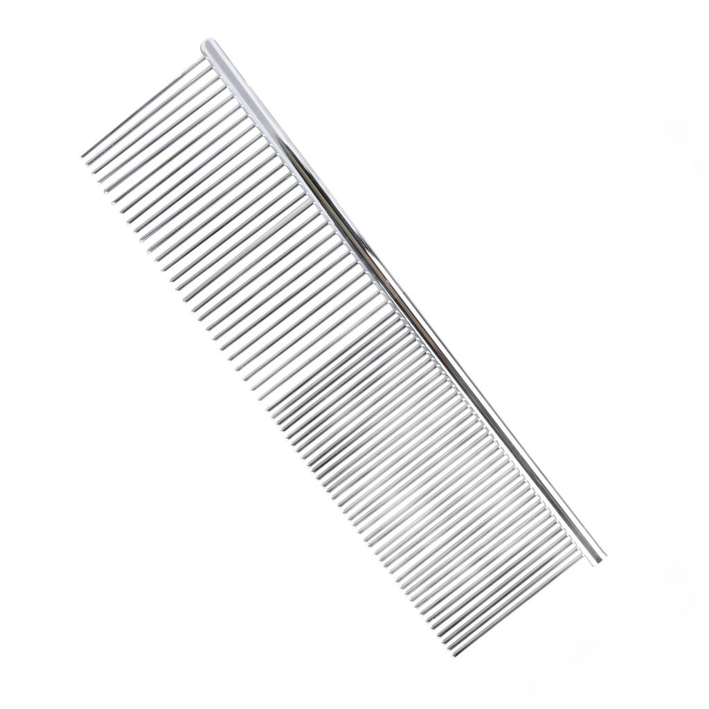 Hundekammer Profesjonell Metall Kattekam Stellverktøy med Ergonomisk Håndtak for Fjerning av Floker og