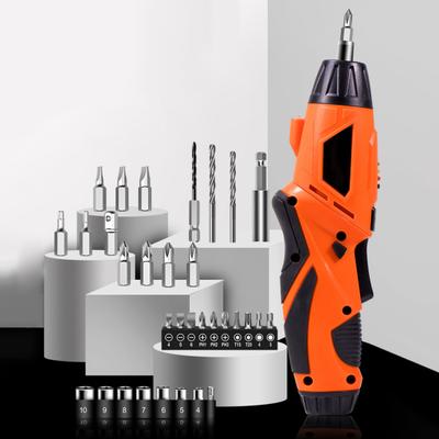 1 Set 1300mAh Electric Screwdriver USB Charging Built-in Battery Cordless Electric Drill Screwdriver Tool Household Maintenance