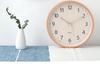 Nordic Solid Wood Silent Wall Clock for Living Room and Bedroom
