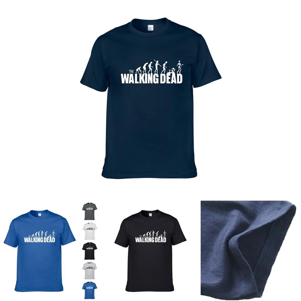The Walking Dead Unisex Short Sleeve Cotton Casual T-shirt Perfect For All Seasons
