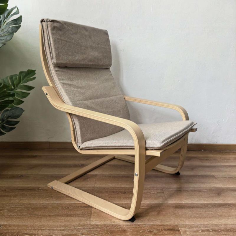 Birch Wood Recliner Bonn Armchair - Adult Leisure Chair for Balcony and Pregnant Women.