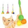 Pet Toy Cat Scratch Toy Cat Hanging Sisal Ball Built-in Bell Interactive Toy Pet Supplies Cat Toys  Pet Products
