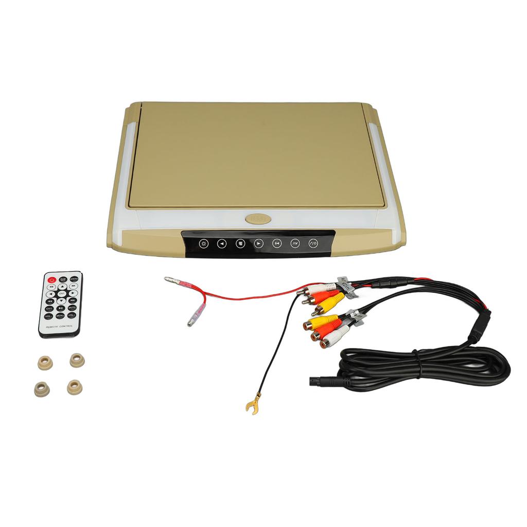 11.6in Car Roof Monitor Ultra Thin USB SD HD Display Interface Overhead Player for Car Vehicle DC12V‑24V