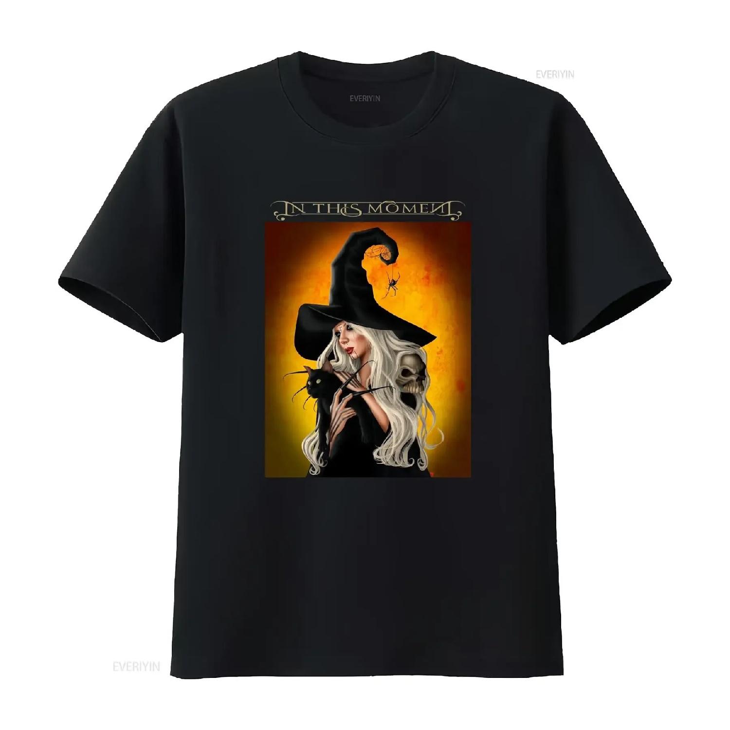 

In This Moment Rise of the Blood Legion Cotton Black Men All Size T Shirt vintage Washed graphic Breathable Stretched Slightly S чёрный
