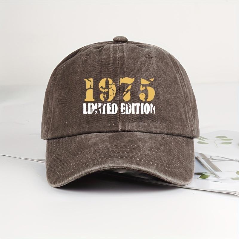 A Classic Vintage Limited Edition Trendy Washed Baseball Cap Perfect for Casual Wear Outdoor Activities and Sports An I