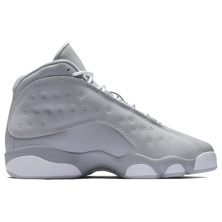 Jordan 13 Retro Wolf Grey Deadly Pink GS 439358-018