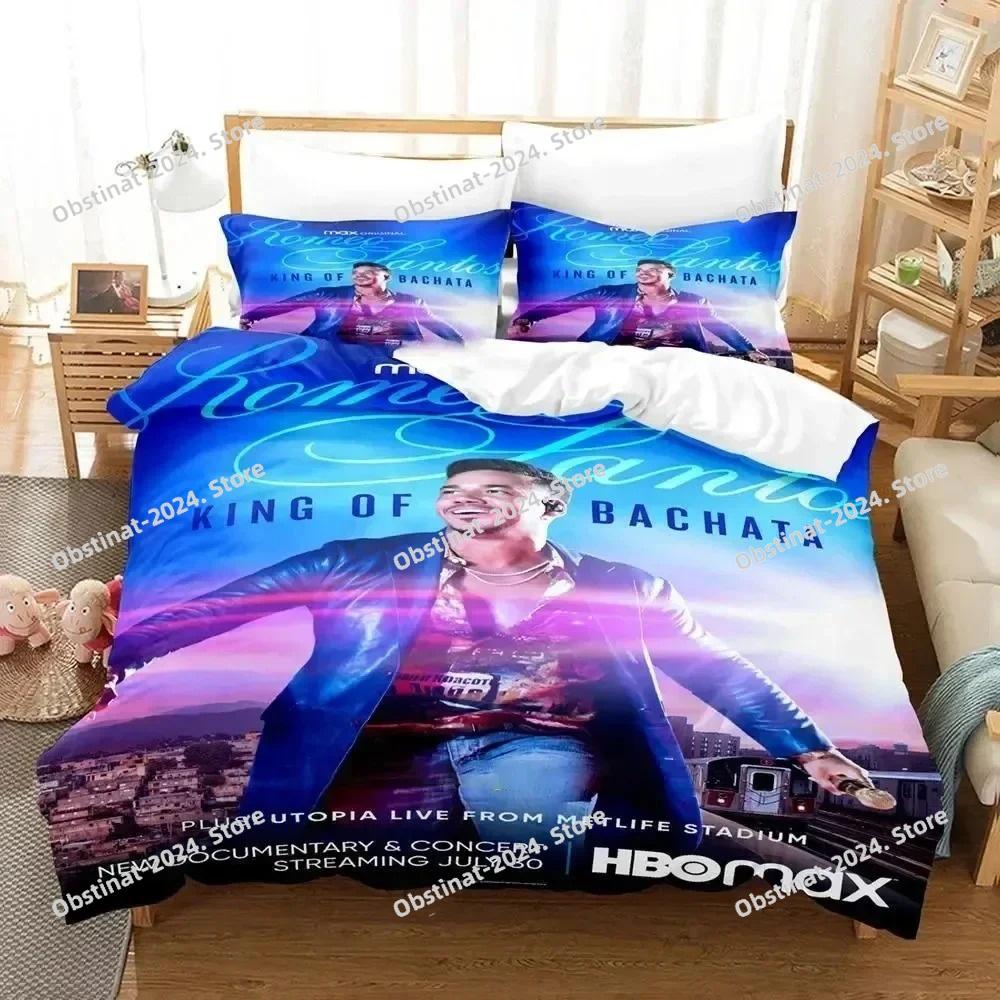 3D Print Romeo Santos Bedding Set Duvet Cover Bed Set Quilt Cover Pillowcase Comforter King Queen Size Boys Adult Bedding Set