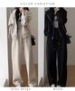 Hoodie and Sweatpants Korean J.STORE Women's 2-Piece Set, Sportswear, Camping, Style, Spring/Summer, Black, 5S-J04-BKM