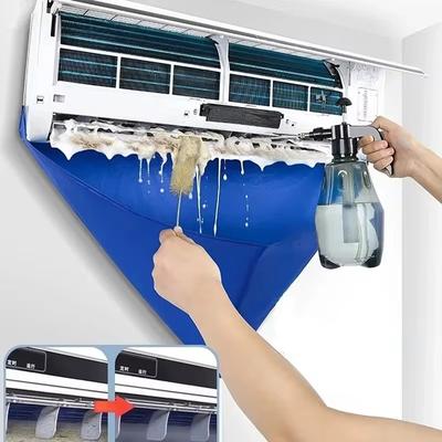 7Pcs Air Conditioner Cleaning Device Set Cleaning Bag And Drainpipe AC Cleaning Waterproof Air Conditioner Cleaning Tool