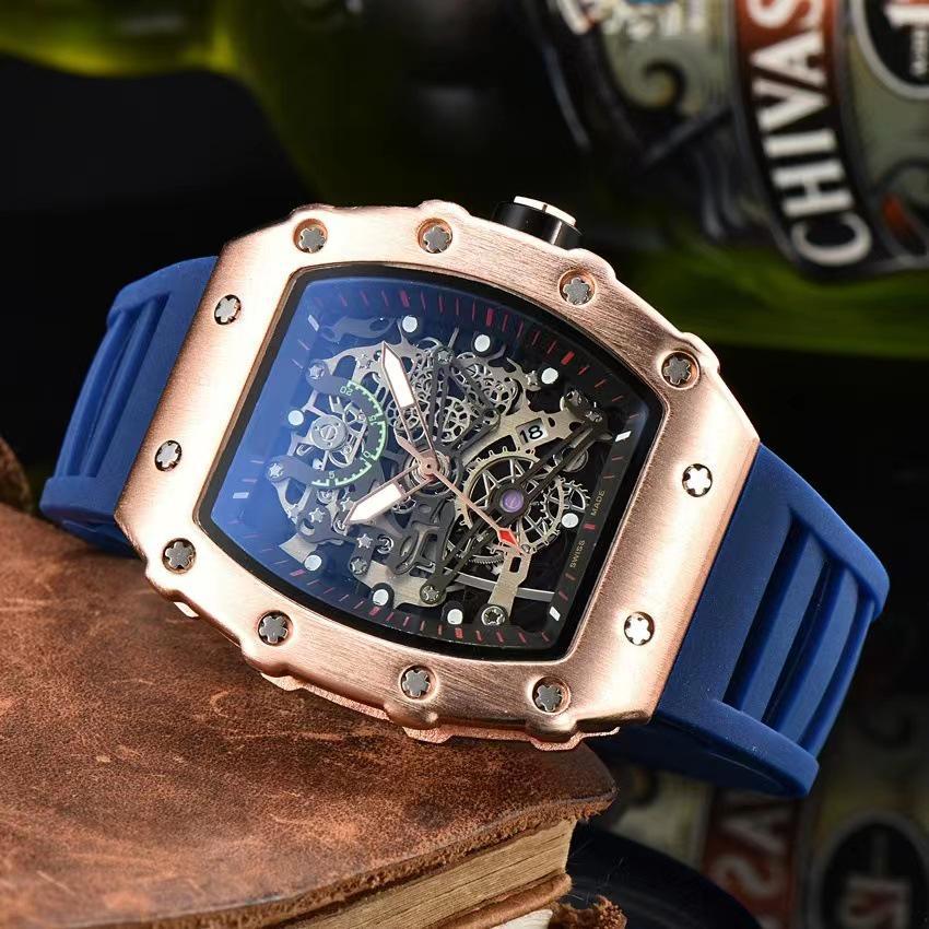 Best-Selling New Richard Skeleton Barrel Sport Men's Watch