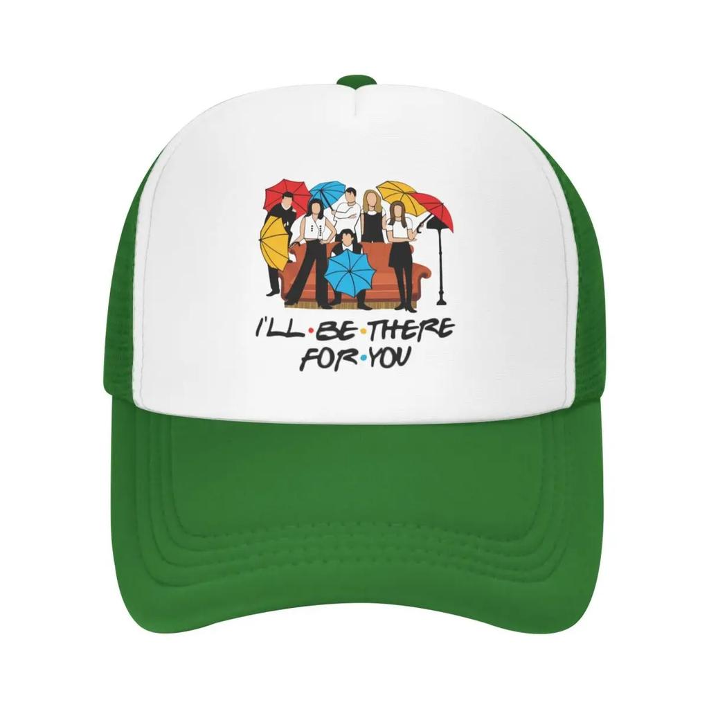 Custom Classic Unisex Friends TV Show Trucker Hat Adult Adjustable Baseball Cap Women Unisex Outdoor Trucker Cap