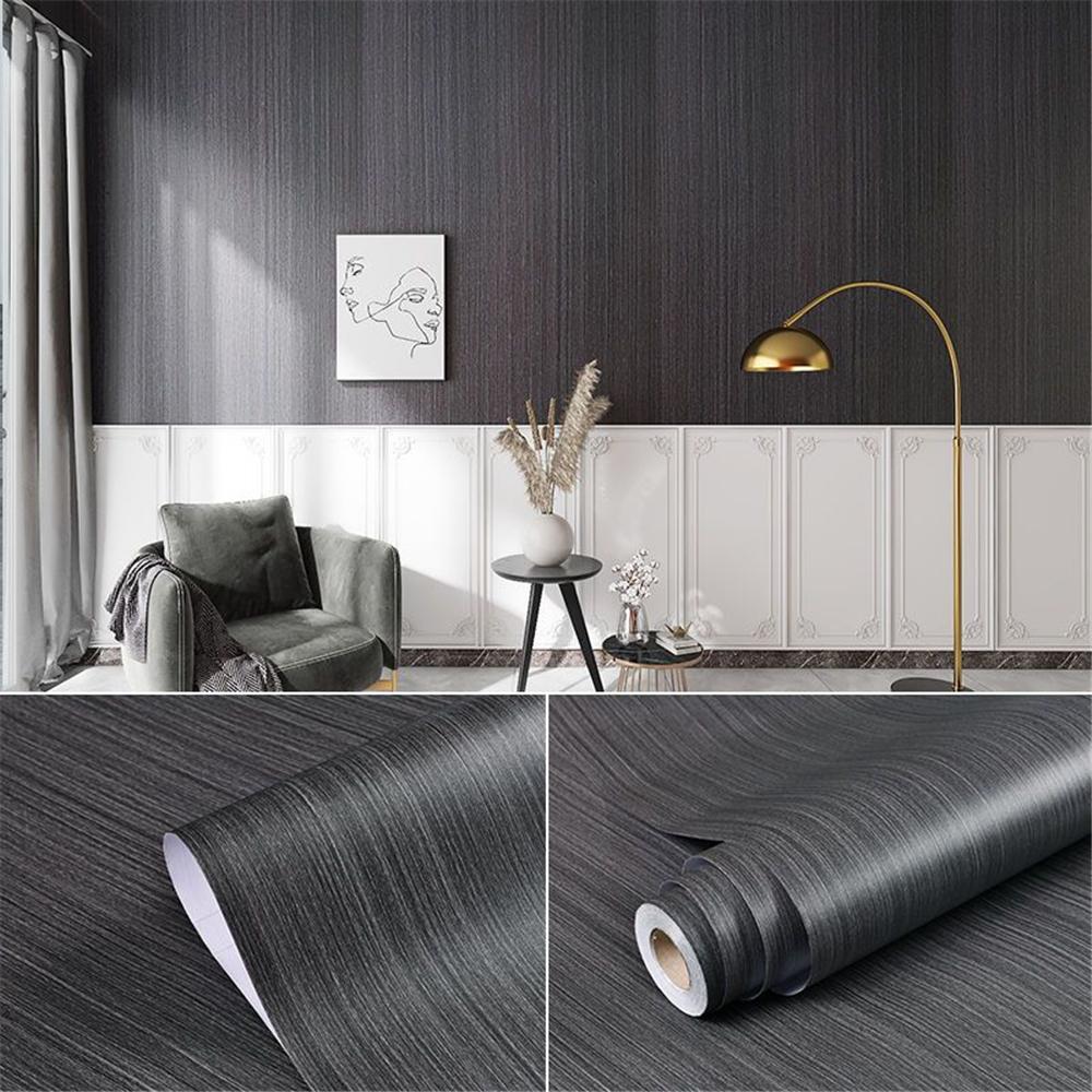 6M Wasserdichte Selbstklebende PVC-Tapetenrolle Möbel Schränke Vinyl Dekorfolie Holzmaserung Aufkleber für DIY Heimdekor