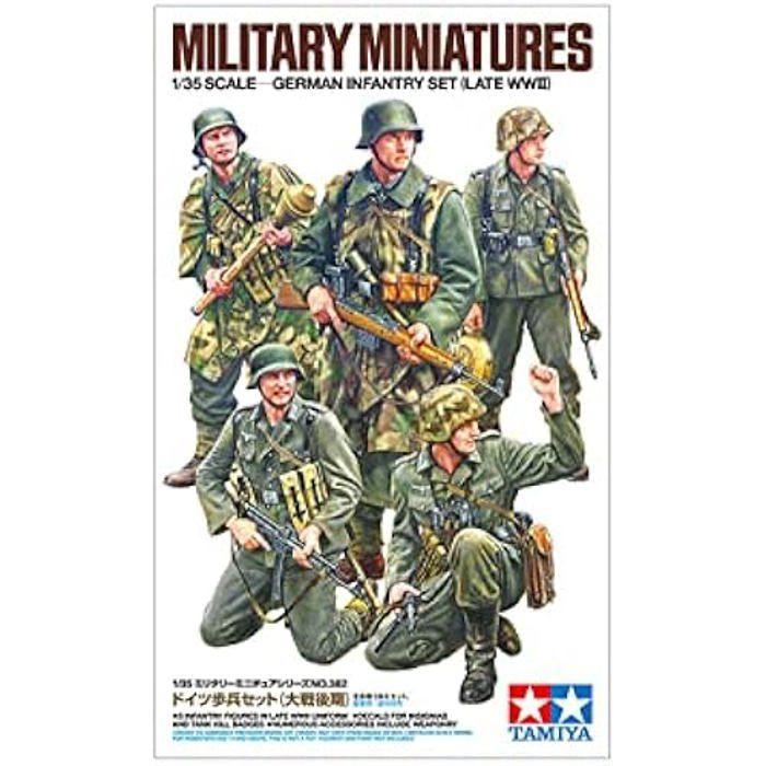 Kit de modélisme - tamiya - 35382 - 1:35 - figurines allemandes - 5 pièces à assembler