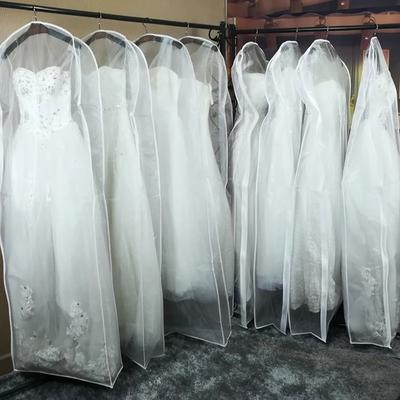 1Pcs Bridal Wardrobe Gown Storage Bag Double-sided Protective Cover Wedding Dress Dust Cover