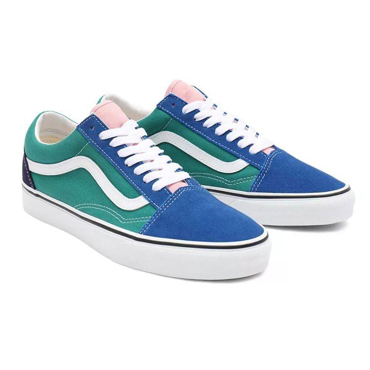 Vans Old Skool Retro Court Unisex Sneakers Multi-Color True-White VN0A38G19EJ