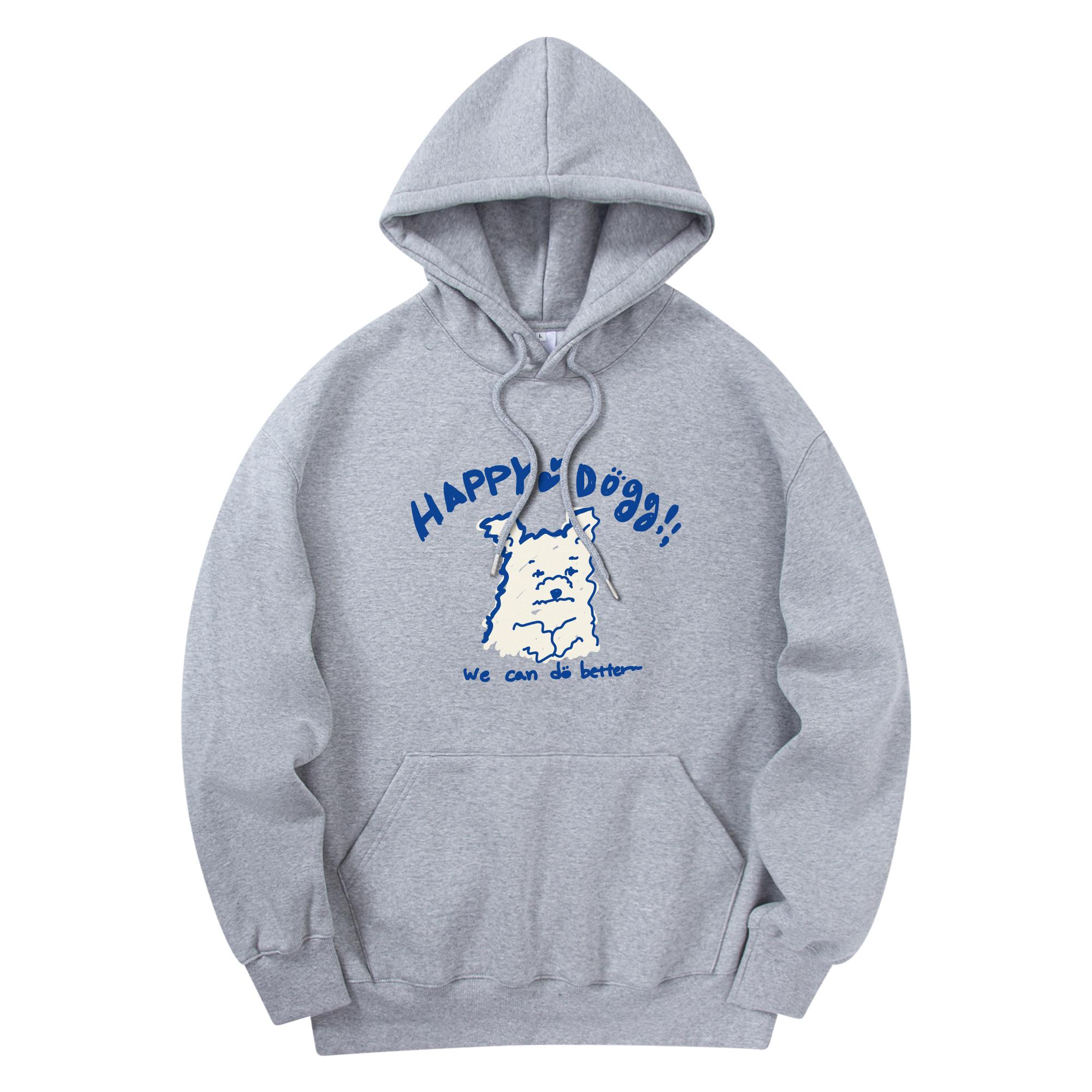Radineo Happy Doggy Hoodie Gray Gray (Gray)/L