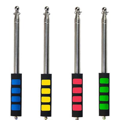 Guide Flag Pole Telescopic Stainless Steel Guide Rod Teaching Stick Teacher Pointer Hand Flagpole