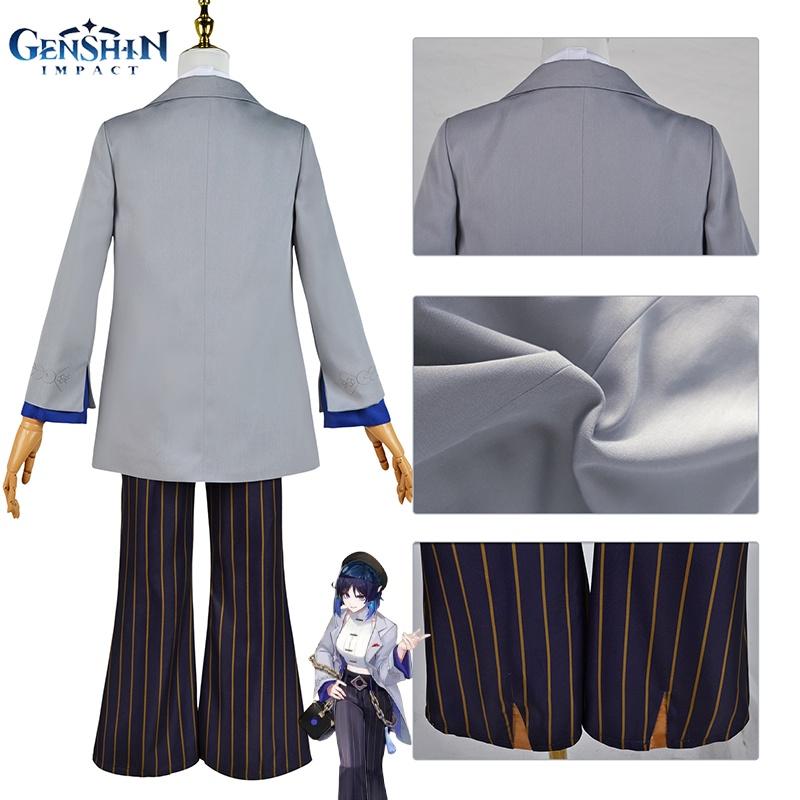 Impact Yelan Genshin Pizzahut Cobranded Cosplay Bag Game Character Uniform Prop