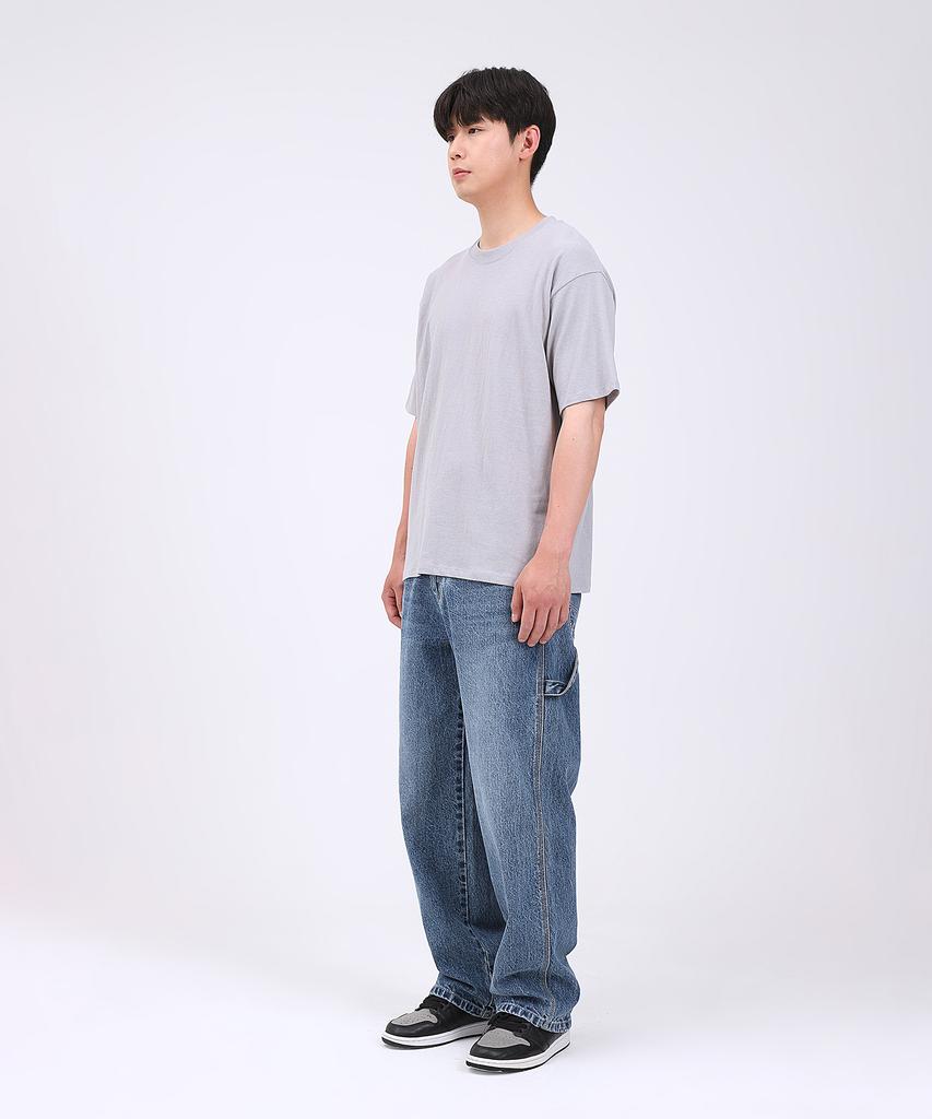 Peullopiendiseukeu Basic Stitch Tee_Gray M