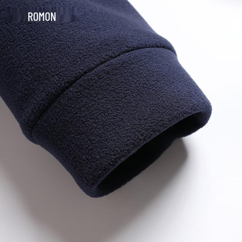 ROMON Men's Autumn/Winter Thickened Fleece Jacket