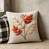 Fall Leaf Throw Pillow Cover Boho Autumn Botanical Berry Decorative Cushion Case For Sofa Living Room Home Decor