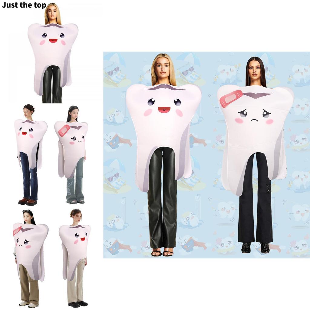 Unique Halloween Teeth Cosplay Outfit Ideal For Fun Parties And Campus Events