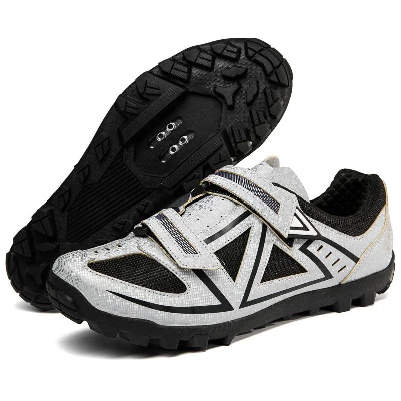 2026 Mountain Bike Shoes Men Cycling Sneaker MTB Cleats Shoes High Quality Male Sports Off Road Bicycle Boots Flat SPD Footwear