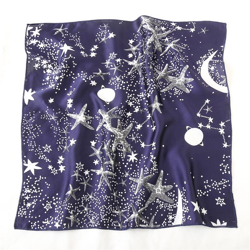 Korean Small Scarf Leopard Print Polka Dot Square Women's Decorative Autumn Winter Headscarf Headband Wrist Chic Style