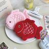 Cute Koi Fish Plush Coin Purse Pendant Cartoon Fish Shaped Zipper Wallet For Storing Coins And Earbuds Storage Bag Gifts