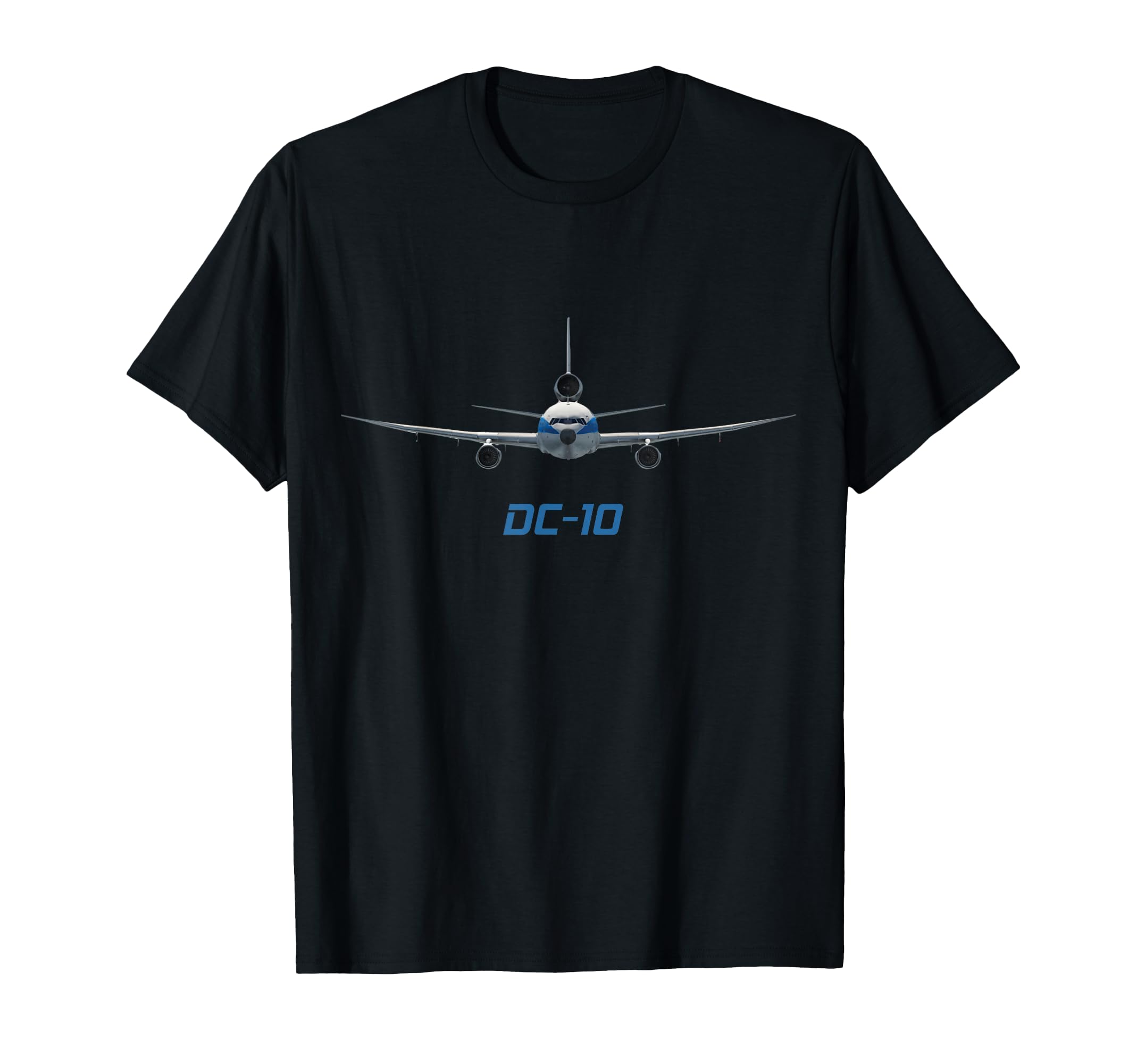 Футболка с изображением самолета DC-10