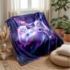 Galaxy Game Pad Theme Blanket Lightweight Warm Flannel Blanket Decorative Throw Blanket for Home Decoration