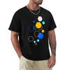 Hexagons Are The Bestagons Sticker Tshirt Regular Fit Plain Tee Shirt