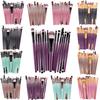 15pcs Eye Shadow Makeup Brush Set Eyes Make Up Eyebrow Cosmetic Brushes
