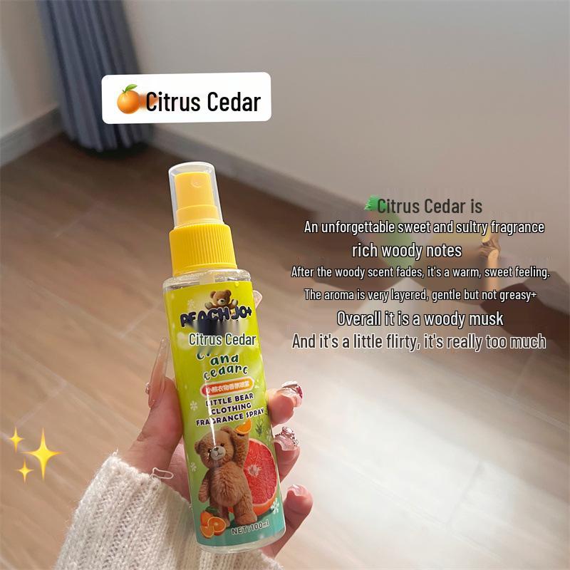 

Персиковый мишка Стойкий антистатический спрей для ароматизации одежды и устранения запахов