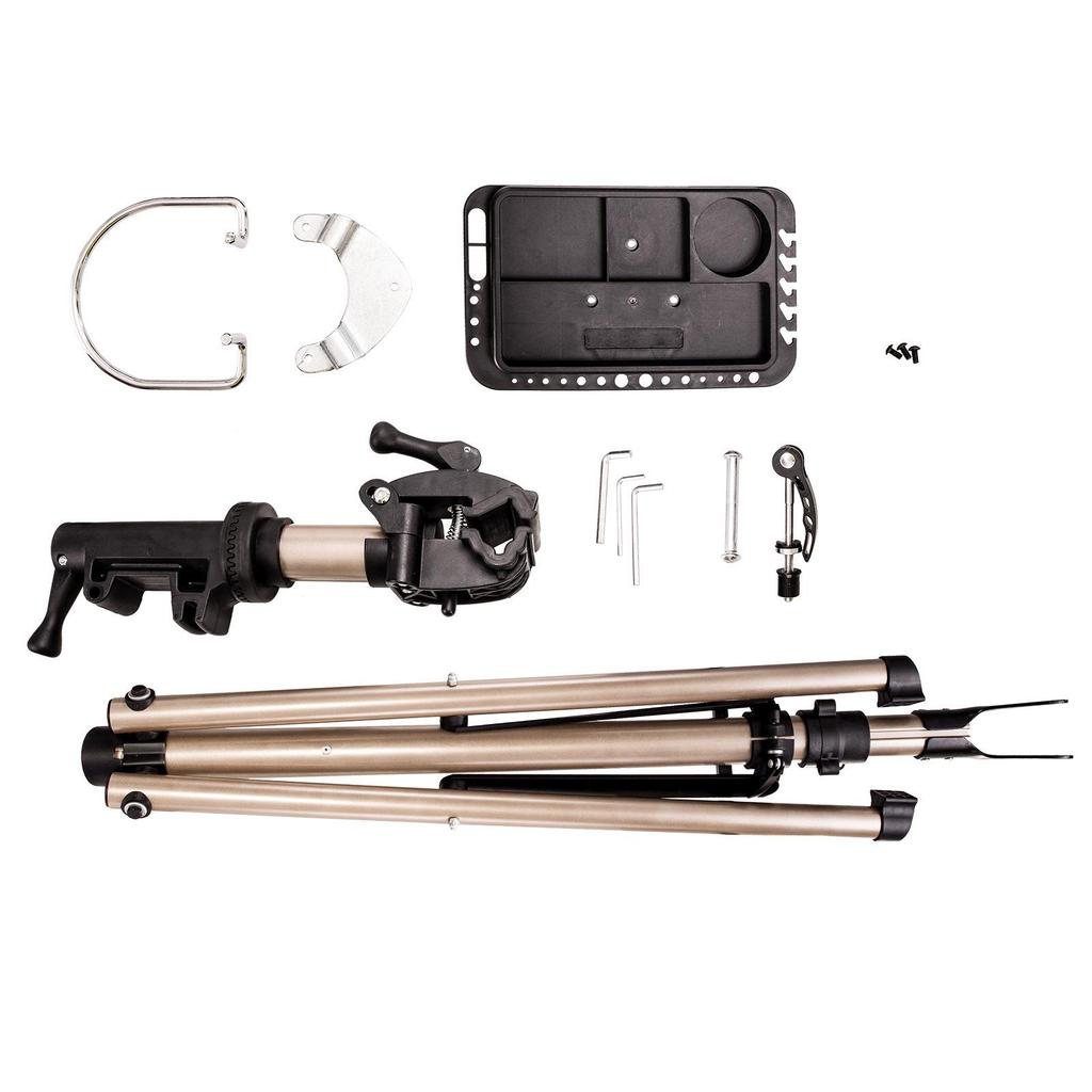 Folding Aluminum Alloy Repair Stand for Mountain and Road Bikes
