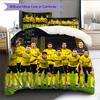Dortmund Pattern Bedding Home Decoration Birthday Gift (1 * duvet cover + 2 * pillowcase, without core)