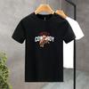 New Luxury Brand High Quality 100% Cotton BearPrinting Couple Tees Summer Harajuku For Men/Women Short Sleeve T-shirt Asian Size