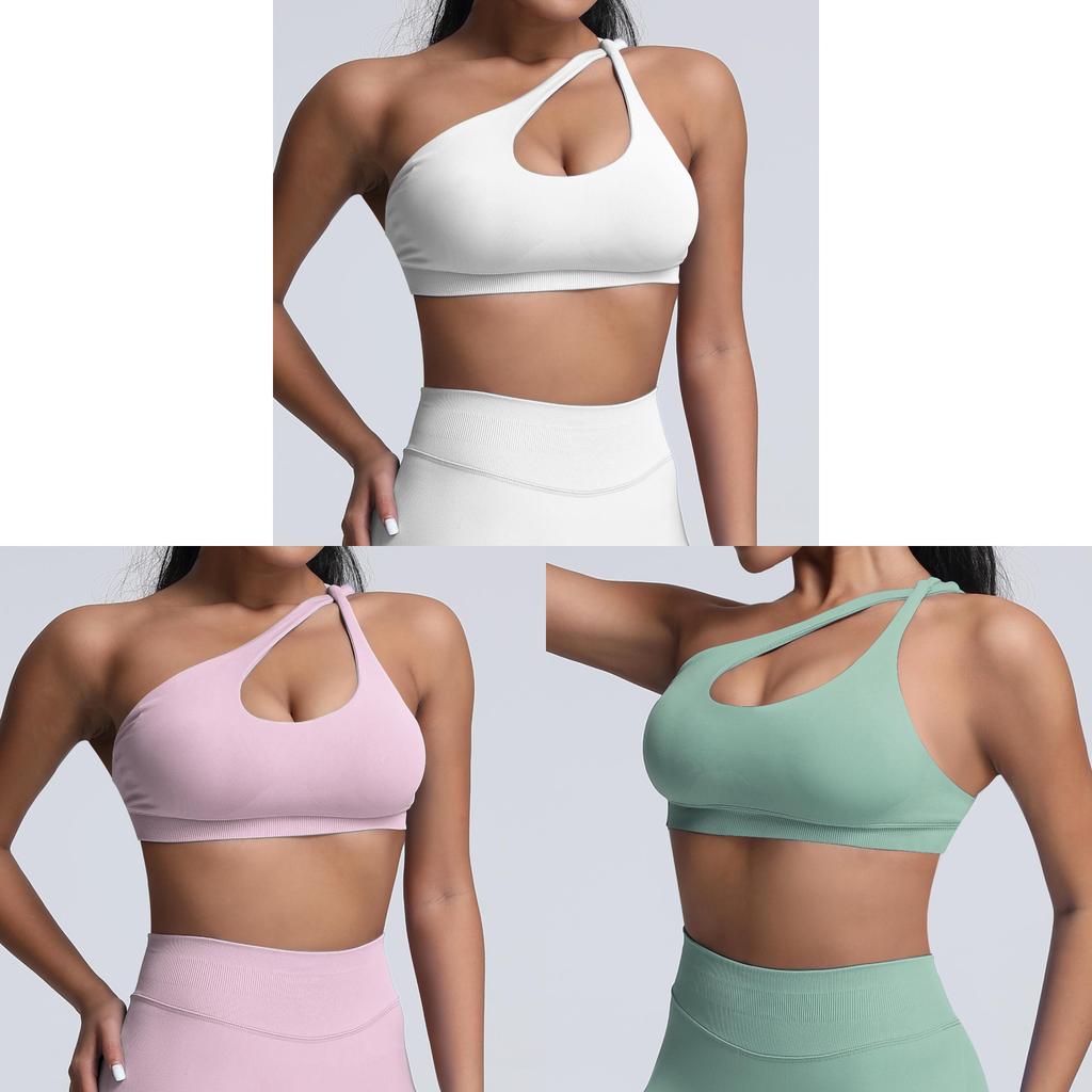 Seamless Nylon Sports Bra With High Elastic Quickdry Fabric For Yoga And Running For Active Women