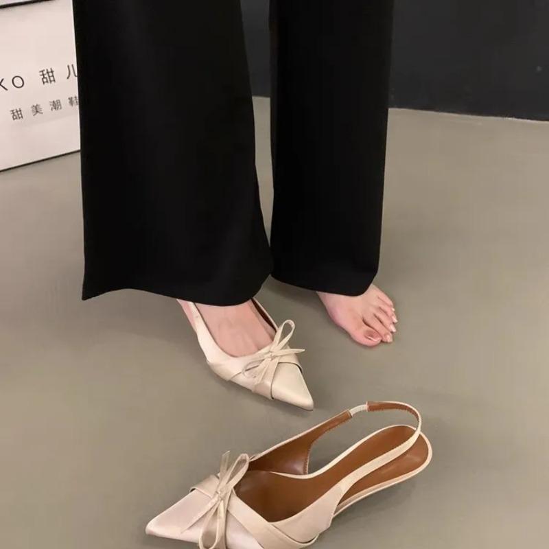 Fashion French Pointed Toe Single Shoe Cat Heel High Heels New Style 2 Hot Selling Women's Versatile Wedding Shoes