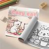 Cartoon Coloring Book Educational Doodles Book Cute Graffiti Painting Book  for Adults And Teens