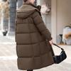 Fashion Winter Jackets Woman Long Parkas Hooded Loose Thick Warm Overcoat Casual Women's Coats