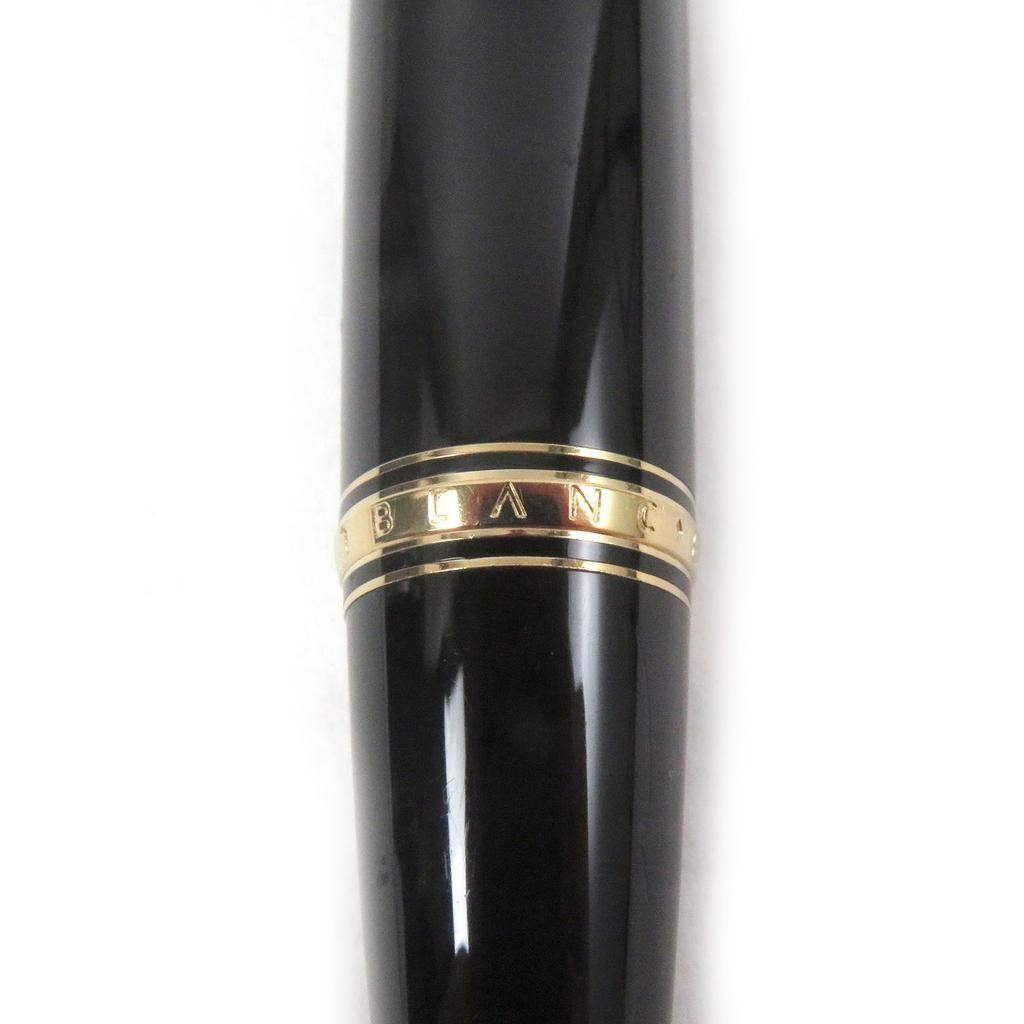 Very Good MONTBLANC Ballpoint pen BOHEME Black Gold Rouge Colored Gemstones mens Used