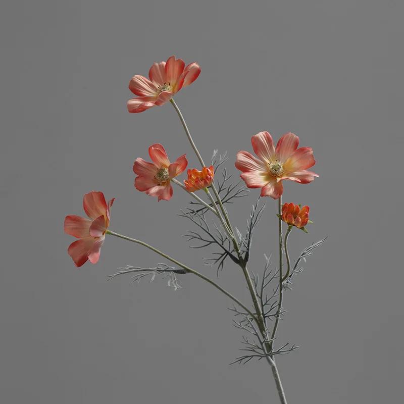 60CM Gesang Chrysanthemum Artificial Flower Pastoral Home Interior Decoration Wedding Ornament Flower Arrangement