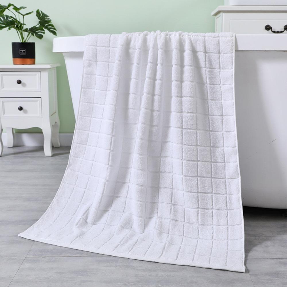 Spot large thickened cotton souvenir towel hotel men's sports face towel plain color broken gear water absorption