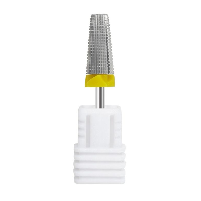 Practical Tungsten Steel Nail Care Drill Head Home and Salon Manicure Accessory for Trimming Grinding Polishing