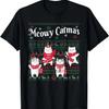 Meowy Catmas Cute Cat Anime Lovers Ugly Christmas Sweater T-Shirt