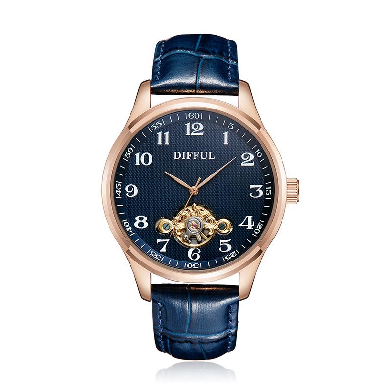 DIFFUL genuine men s watch famous craftsman series moon phase men s watch multi-functional waterproof automatic mechanical watch